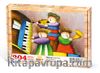 Çocuk Trio Ahşap Puzzle 204 Parça (CK06-CC)