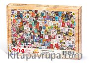Kitap Kolaj Ahşap Puzzle 204 Parça (KT07-CC)