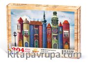 Kitap Sokağı Ahşap Puzzle 204 Parça (KT03-CC)