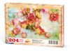 Kuru Güller Ahşap Puzzle 204 Parça (NT02-CC)