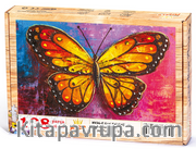 Kral Kelebegi Ahşap Puzzle 108 Parça (HV24-C)