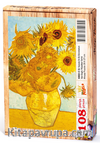 Bir Vazoda On İki Günebakan / Vincent Van Gogh Ahşap Puzzle 108 Parça (KR02-C)