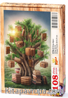 Kitap Ağacı Ahşap Puzzle 108 Parça (KT06-C)