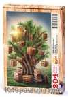 Kitap Ağacı Ahşap Puzzle 204 Parça (KT06-CC)