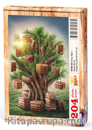 Kitap Ağacı Ahşap Puzzle 204 Parça (KT06-CC)