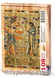 Tutankamon Sunuş Ahşap Puzzle 108 Parça (MS01-C)