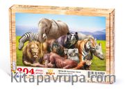 Hayvanlar Alemi	Ahşap Puzzle 204 Parça (HV16-CC)