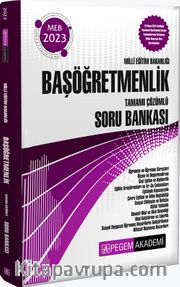 2023 Milli Eğitim Bakanlığı Başöğretmenlik Soru Bankası