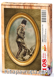 Atatürk Kocatepe'de 1922 Ahşap Puzzle 108 Parça (TR08-C)