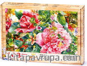Çiçek Bahçesi Detay Ahşap Puzzle 108 Parça (DG04-C)