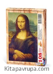 Mona Lisa / Leonardo da Vinci / Ahşap Puzzle 108 Parça (KR03-C)