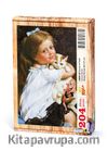 Çocuk ve Kedi Ahşap Puzzle 204 Parça (CK05-CC)