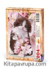 Kara Kiraz Çiçeği Ahşap Puzzle 204 Parça (HV18-CC)