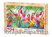 Flamingolar Ahşap Puzzle 204 Parça (HV08-CC)