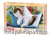 Kedicik ve Gemicik Ahşap Puzzle 204 Parça (HV20-CC)