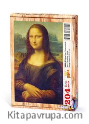 Mona Lisa / Leonardo da Vinci Ahşap Puzzle 204 Parça (KR03-CC)