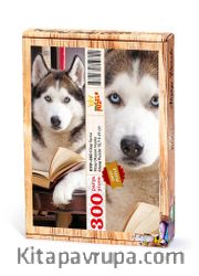 Kitap Okuyan Husky Ahşap Puzzle 300 Parça (KT01-CCC)
