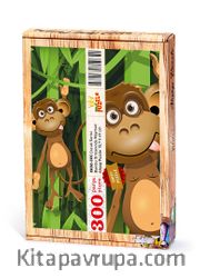 Bambu Ormanında Maymun Ahşap Puzzle 300 Parça (CK02-CCC)