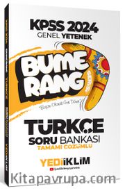 2024 KPSS Genel Yetenek Bumerang Türkçe Tamamı Çözümlü Soru Bankası