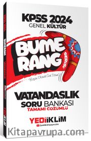 2024 KPSS Genel Kültür Bumerang Vatandaşlık Tamamı Çözümlü Soru Bankası 