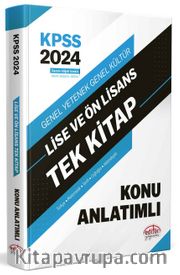 2024 KPSS Lise ve Ön Lisans Tek Kitap Konu Anlatımlı 