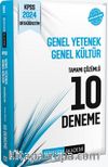 2024 KPSS Genel Yetenek Genel Kültür Ortaöğretim Tamamı Çözümlü 10 Deneme