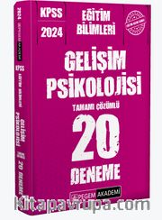 2024 KPSS Eğitim Bilimleri Gelişim Psikolojisi 20 Deneme