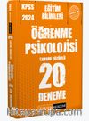 2024 KPSS Eğitim Bilimleri Öğrenme Psikolojisi 20 Deneme