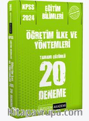 2024 KPSS Eğitim Bilimleri Öğretim İlke ve Yöntemleri 20 Deneme