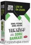 2024 KPSS Lise ve Ön Lisans Genel Yetenek - Genel Kültür Tek Kitap Soru Bankası 