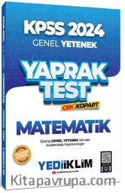 2024 KPSS Genel Yetenek Matematik Çek Kopart Yaprak Test