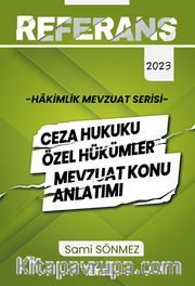 Referans Ceza Hukuku Özel Hükümler  Mevzuat Konu Anlatımı