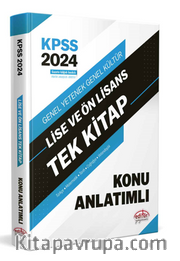 2024 KPSS Lise Ve Ön Lisans Tek Kitap Konu Anlatımlı