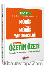 Meb Müdür Ve Müdür Yardımcılığı Özetin Özeti