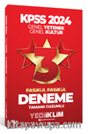 2024 KPSS Genel Yetenek Genel Kültür Tamamı Çözümlü 3 Yıldız Fasikül Deneme