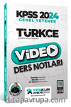 2024 Kpss Atölye Serisi Türkçe Video Ders Notları