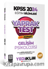 2024 KPSS Eğitim Bilimleri Gelişim Psikolojisi Çek Kopart Yaprak Test