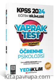 2024 KPSS Eğitim Bilimleri Öğrenme Psikolojisi Çek Kopart Yaprak Test