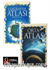 İlköğretim Atlas Seti / Orta Atlas ve Coğrafya Atlası 2 Kitap Set
