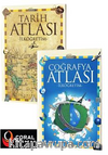 İlköğretim Atlas Seti / Coğrafya Atlası ve Tarih Atlası 2 Kitap Set