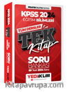 2024 KPSS Eğitim Bilimleri Tüm Dersler Tek Kitap Soru Bankası