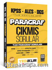 2024 KPSS ALES DGS Paragraf Konularına Göre Tamamı Çözümlü Çıkmış Sorular