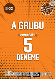 KPSS A Grubu Tamamı Çözümlü 5 Deneme