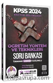 2024 KPSS Eğitim Bilimleri Atölye Serisi Öğretim Yöntem ve Teknikleri Tamamı Video Çözümlü Soru Bankası