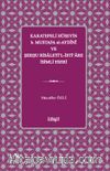 Karatepeli Hüseyin b. Mustafa el-Aydînî ve Şerĥu Risaleti’l-İsti‘are İsimli Eseri