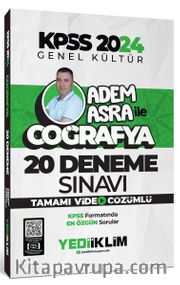 2024 KPSS Genel Kültür Adem Asra ile Coğrafya Tamamı Video Çözümlü 20 Deneme Sınavı