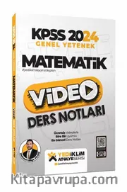 2024 KPSS  Atölye Serisi Matemetik Video Ders Notları 