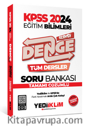 2024 KPSS Eğitim Bilimleri Denge Serisi Tamamı Çözümlü Tüm Dersler Soru Bankası