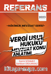 Referans Vergi Usul Hukuku  Mevzuat Konu Anlatımı