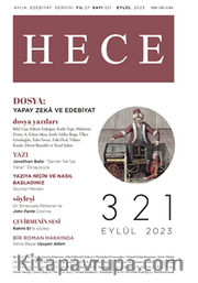 Hece Dergisi Sayı: 321 Eylül 2023